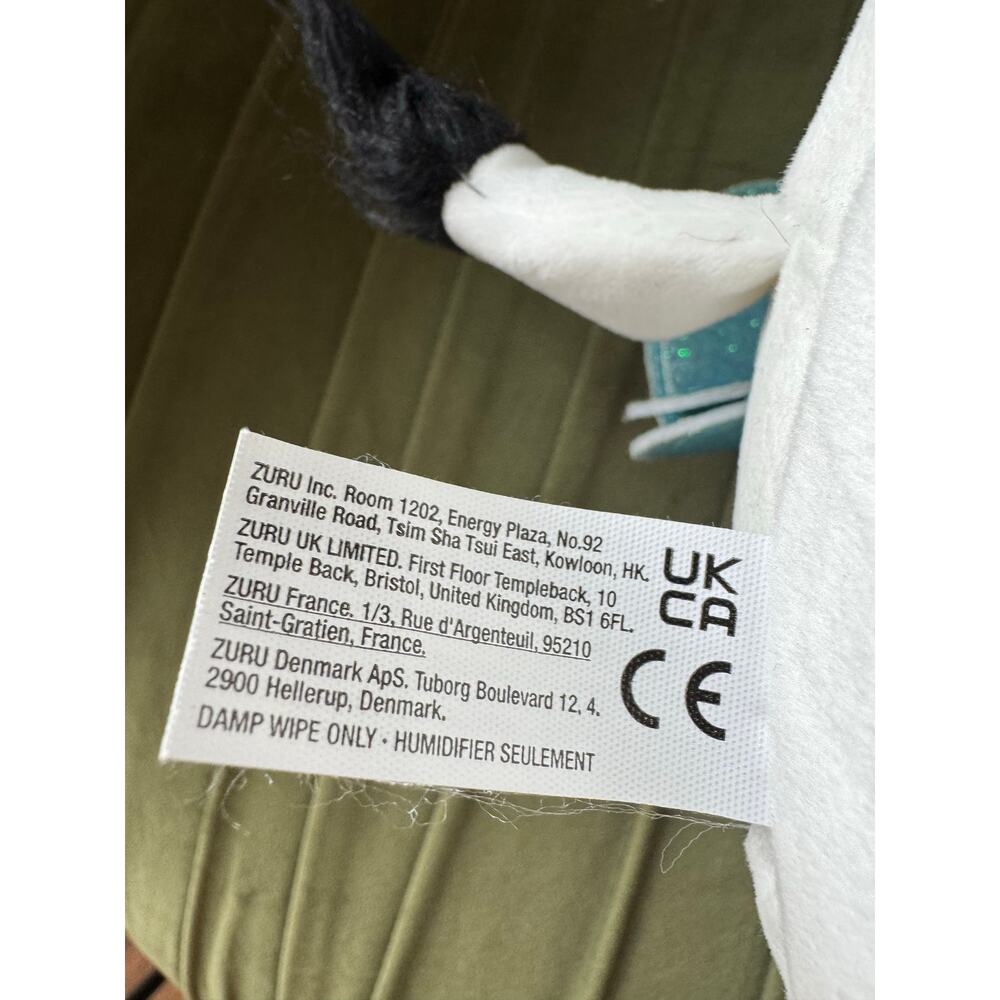 Rainbocorns Unicorn Cow Plush 8” ZURU Stuffed Animal Glitter Horn - Picture 7 of 8